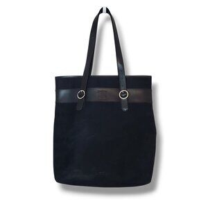 Givenchy Parfumes Faux Suede Tote Bag Black
